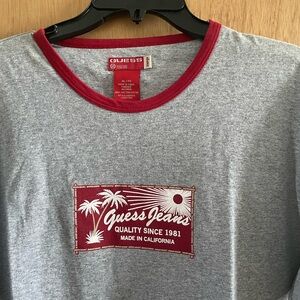 NWOT Guess California Men's Short Sleeve T-Shirt  XL Gray Cotton